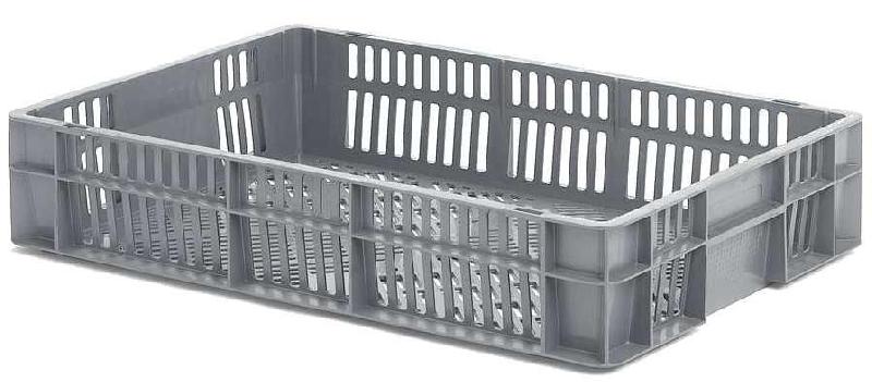Bac en plastique ajouré gerbable- Dimensions ext : 600x400x080 mm - 15 litres_0