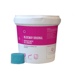 BLOCWAY  Biotraitement des urinoirs - 4 x 12 pastilles, Original_0