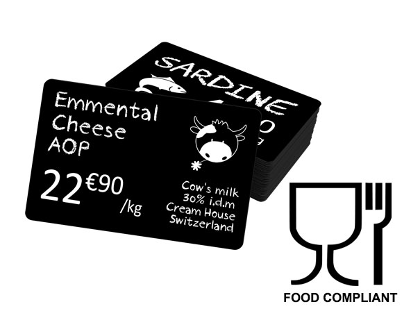 Carte spéciale food - 75/100e en PVC traité pour contact alimentaire_0
