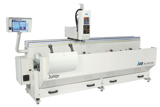 Centre d'usinage junior - pour profilés en acier, aluminium et PVC avec rotation automatique et logiciel JUNIOR SOFT_0