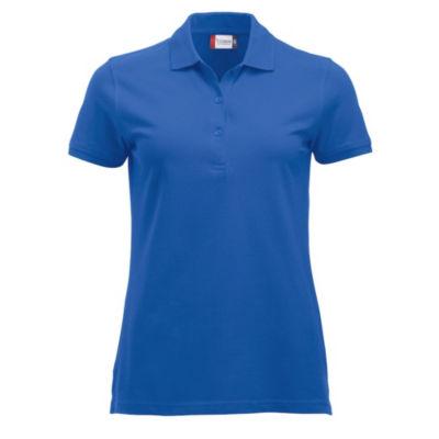 Clique polo mc femme bleu royal m_0