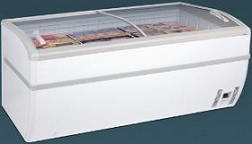 Conservateur bi-température porte vitrée coulissante - design moderne, visibilité optimale et modèle tête de gondole disponible_0