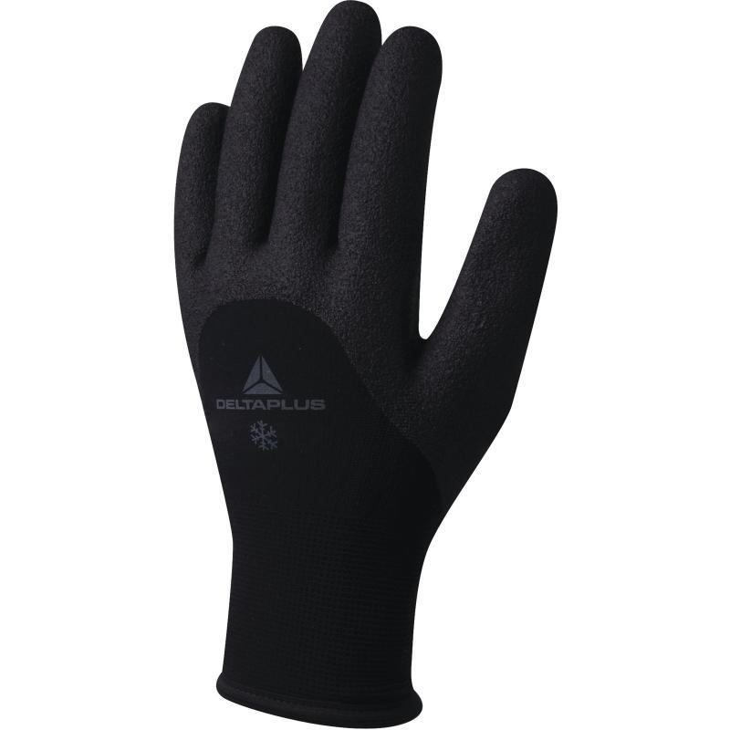 Gants de protection thermique en tricot acrylique/polyamide - paume, doigts et mi-dos enduits mousse nitrile - Réf. VV750_0