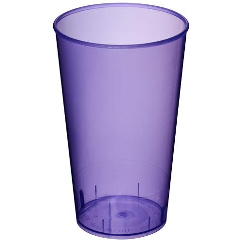 Gobelet en plastique Arena 375 ml - paroi simple - réutilisable - fabriqué au Royaume-Uni_0