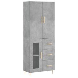 Helloshop26 - Buffet bahut commode armoire meuble de rangement organisateur cuisine salle de séjour salon haut 69,5 x 34 x 180 cm 02_0034658 - 300021_0