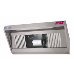 Hotte JOLY - Moteur Variateur & Spots LED - Hauteur 540 mm - Profondeur 900 mm - Fabrinox - Inox - l140-L-P90-h54 - Réf. 5401162313369_0