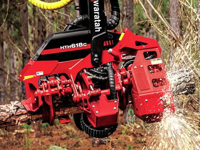 HTH618C - Tête d'abattage Waratah - Poids net 2250 kg / 4,960 lb - Polyvalence et durabilité_0