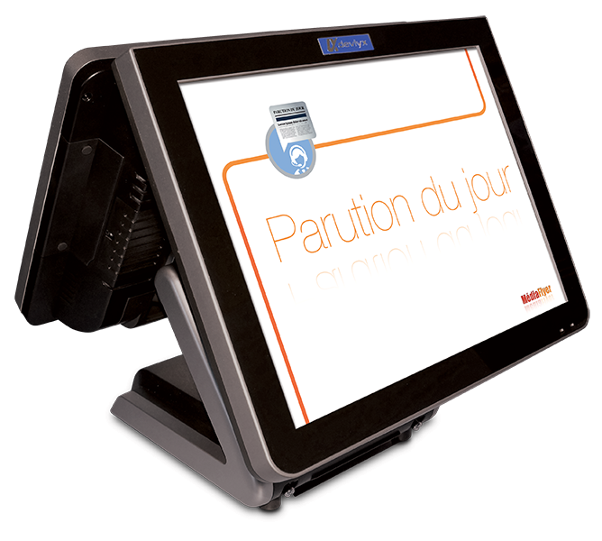 Écran publicitaire TPV - Dynamique et personnalisable - Intégré ou dissocié du terminal point de vente_0