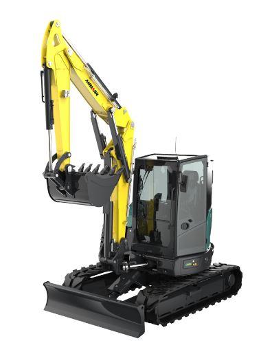 Mini-pelle Ammann AMX 65 - moteur Kubota stage V 61 cv, puissante et compacte_0