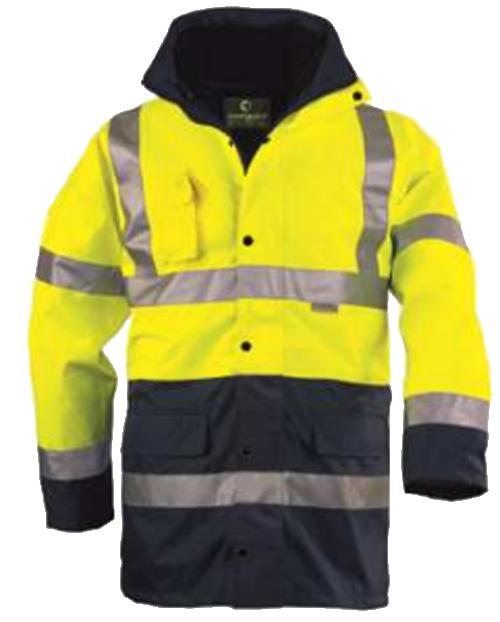 Parka polyester 4 en 1 hi-viz hi-way jaune/gris txl - EURO PROTECTION - 70592 - 633247_0