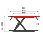 Pont élévateur ciseaux électrohydraulique 3,2 t CORGHI - 11574981_0