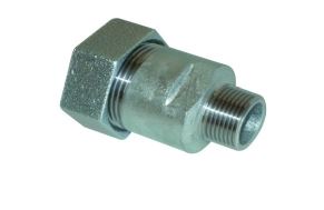 Raccord Vitefer galvanisé mâle - serrage écrou - acier sans soudure - jusqu'à 25 bar et 110°C - réf. : raccord vitefer galva mâle_0