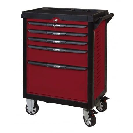 Servante Ultimate rouge, 5 tiroirs - KS Tools | 809.0005_0