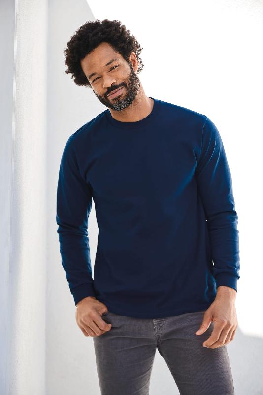 T-shirt Hammer manches longues - Réf: GIH400 - 100% coton ring spun - Gildan_0