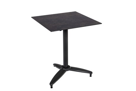 TABLE DE RESTAURANT NEO COMPACT PIERRE DE LAVE 60 X 60 CM