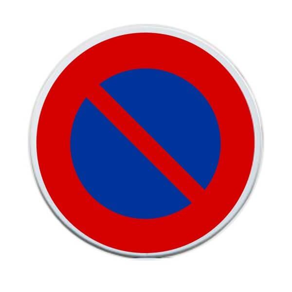 A4480033 - Panneau rond interdit de stationner - PVC ou vinyle adhésif - Sécurinorme_0