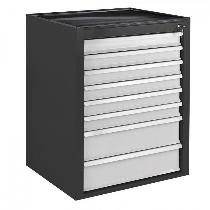 Armoire servante mammut 8 tiroirs - gris/anthracite_0