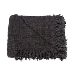 Bazar Bizar - S'il Vous Plaid - Marine Noir - textile INIE002BNa_0