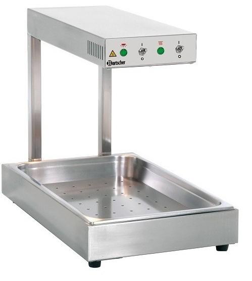 Chauffe-frites professionnel en inox - Bac GN 1/1 - 230V - 1,38 kW_0