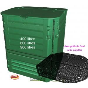 Composteur thermo-king vert - 995205-400 litres + grille_0