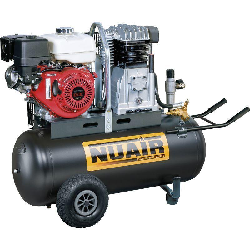 Compresseur d'air thermique 100 litres moteur honda de 5.5 cv NUAIR - 11573402_0