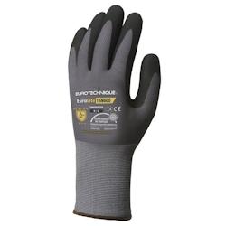 Coverguard - Gants manutention gris noir enduit nitrile EUROLITE 15N600 (Pack de 10) Gris / Noir Taille 6 - 5450564018945_0