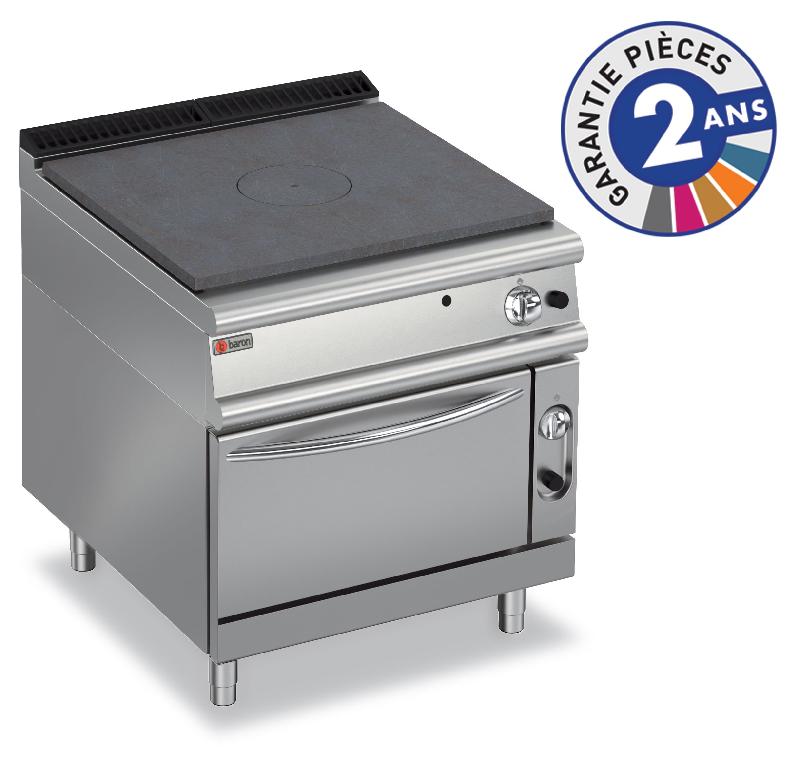 Fourneau - Plaque coup de feu 14 kW sur four électrique inox - Gamme 900 - Baron 90TPFGE800_0