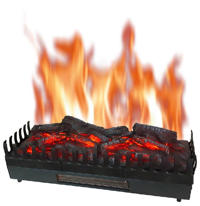 Foyer à bûches avec effet flammes XL - Chauffage 2000W - Thermostat d'ambiance_0