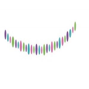 Guirlande en papier multicolore - 63298_0