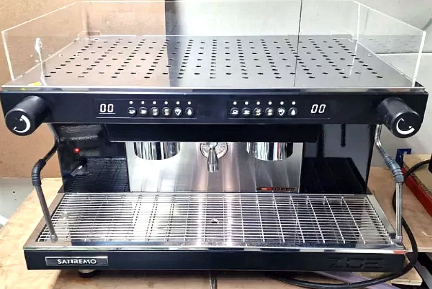 Machine à café expresso Sanremo semi-automatique 2 groupes_0