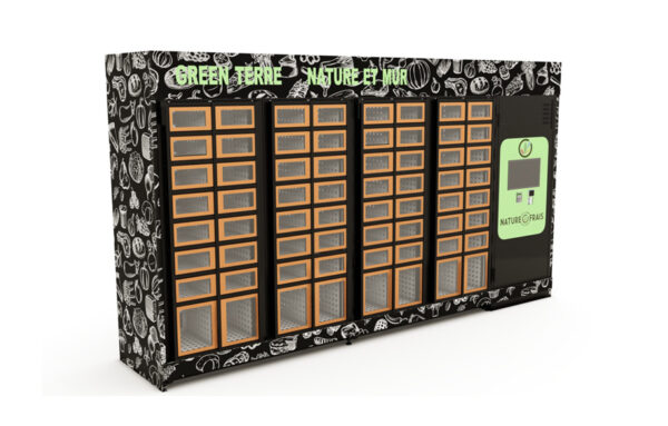 Modèle M Go64 - distributeur fermier - 64 casiers inox alimentaires - gamme indoor - 2 zones froid_0