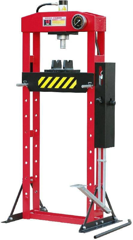 Presse hydraulique d'atelier 15T - manuelle 2 vitesses - capacité 15 tonnes_0
