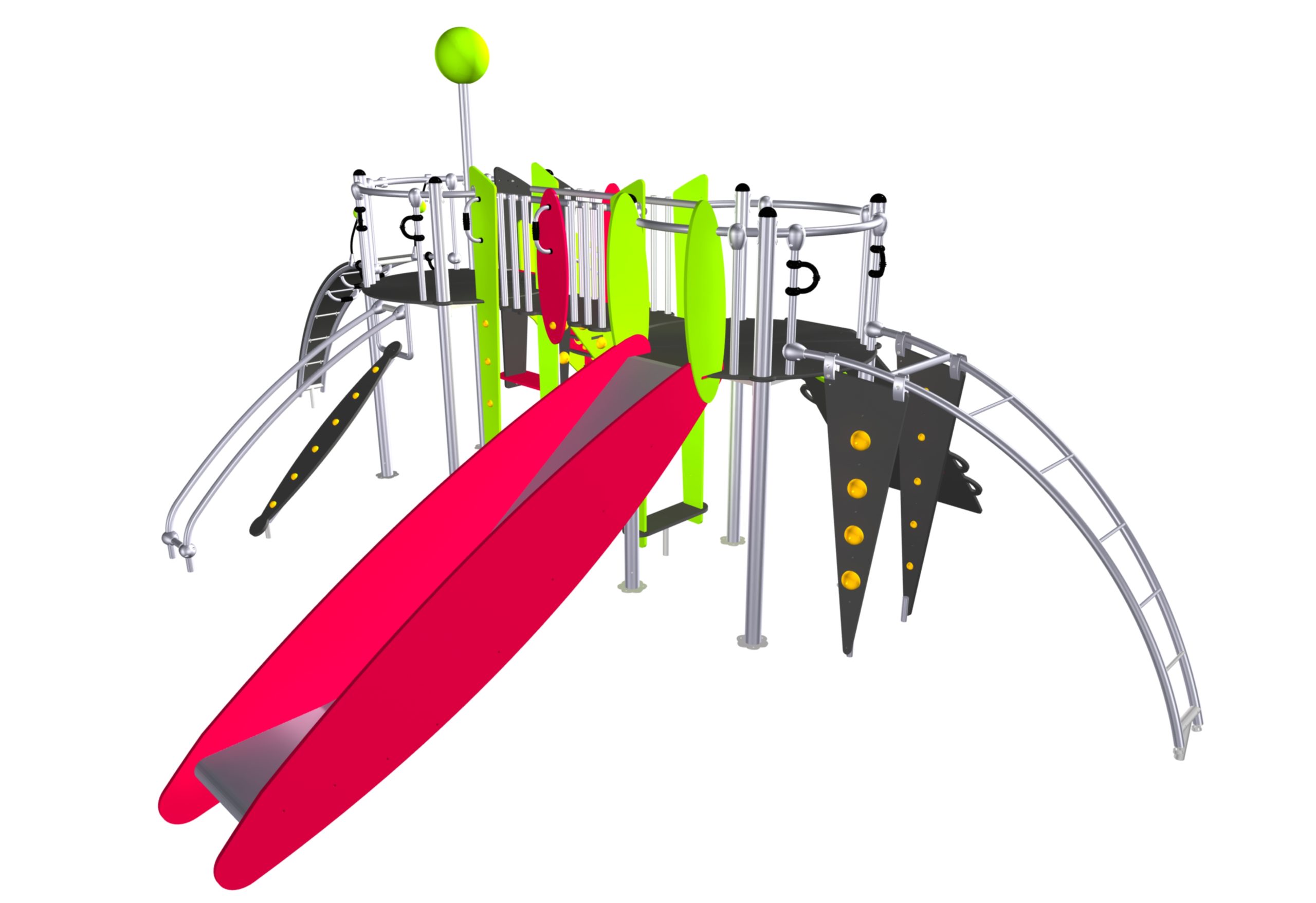 Structure multi-activités métallique etnik melilla sans poupee - ld1ek0250 - ludoparc_0