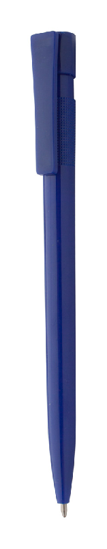Stylo à bille en plastique - couleur bleue - encre bleue - 8g_0