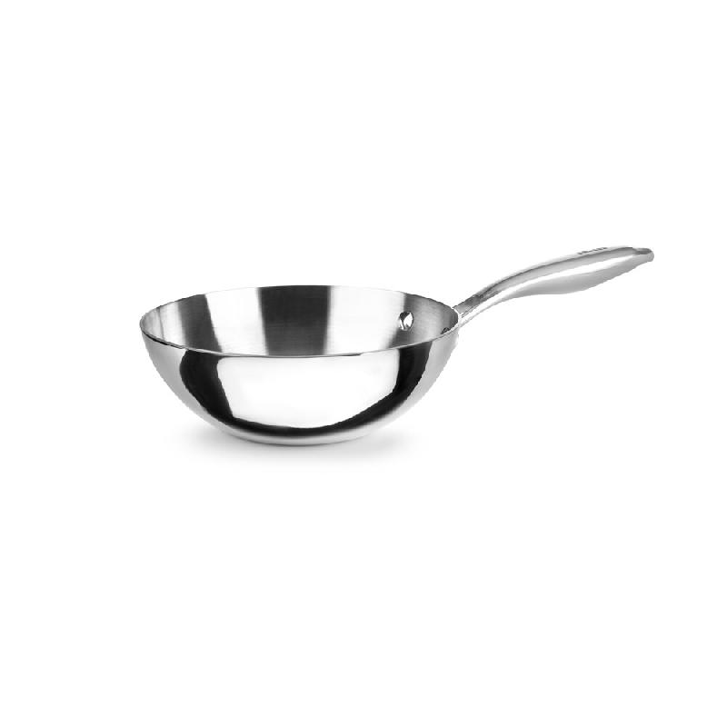 Wok triply natural 20 cm -  Argent Rond Aluminium Ibili 38.5x20 cm - argenté aluminium 8411922479089_0