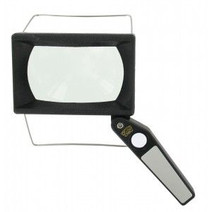 16 178 350 - Loupes à poser Optiloupe Plus - Optico-Paris SAS - Dimensions 85x50 mm, Grossissement 3,2x_0
