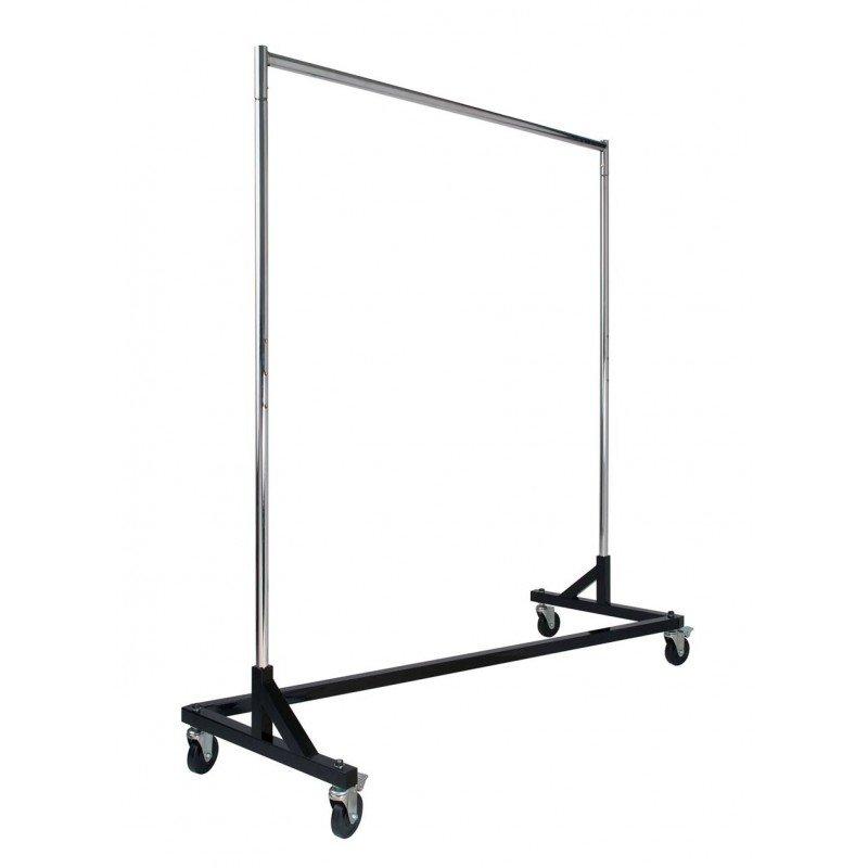 7300103 - Porte-vêtements en Z avec base noire - Displetech_0