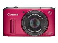 CANON POWERSHOT SX260 HS - APPAREIL PHOTO NUMÉRIQUE - COMPACT - 12.1 MPIX - 20 ZOOM OPTIQUE X - ROUGE