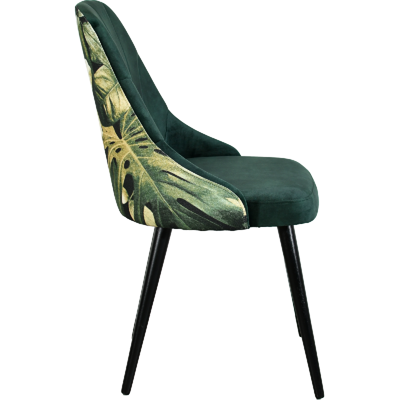 Chaise de restaurant BALIZAC-EK en hêtre massif garni - Contemporain_0