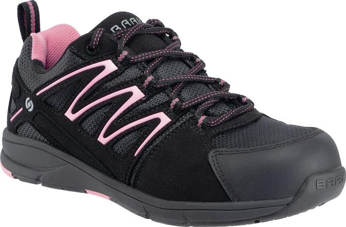 Chaussure de sécurité pour femmes Silvy2 taille 41 noir/magenta S1P EN ISO 20345 microfibres avec éléments textiles BAAK_0