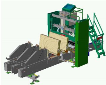 Cloueuse de plateaux machines pour palettes - platon - poids : 8500 kg_0