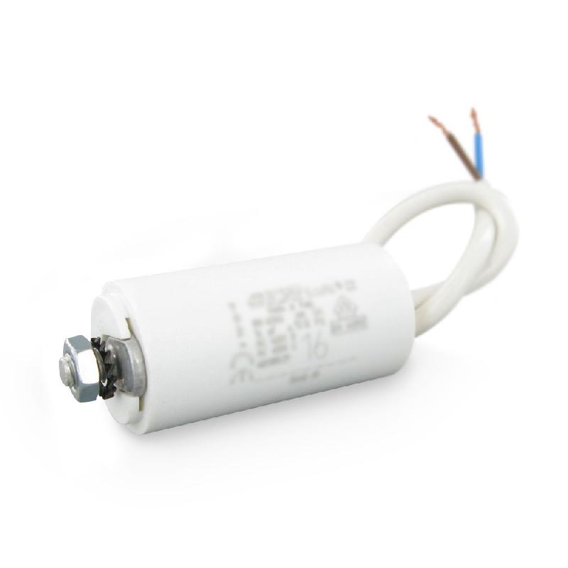 Condensateur permanent moteur à câble 10μF 450VAC - ICAR - pour moteurs électriques monophasés_0