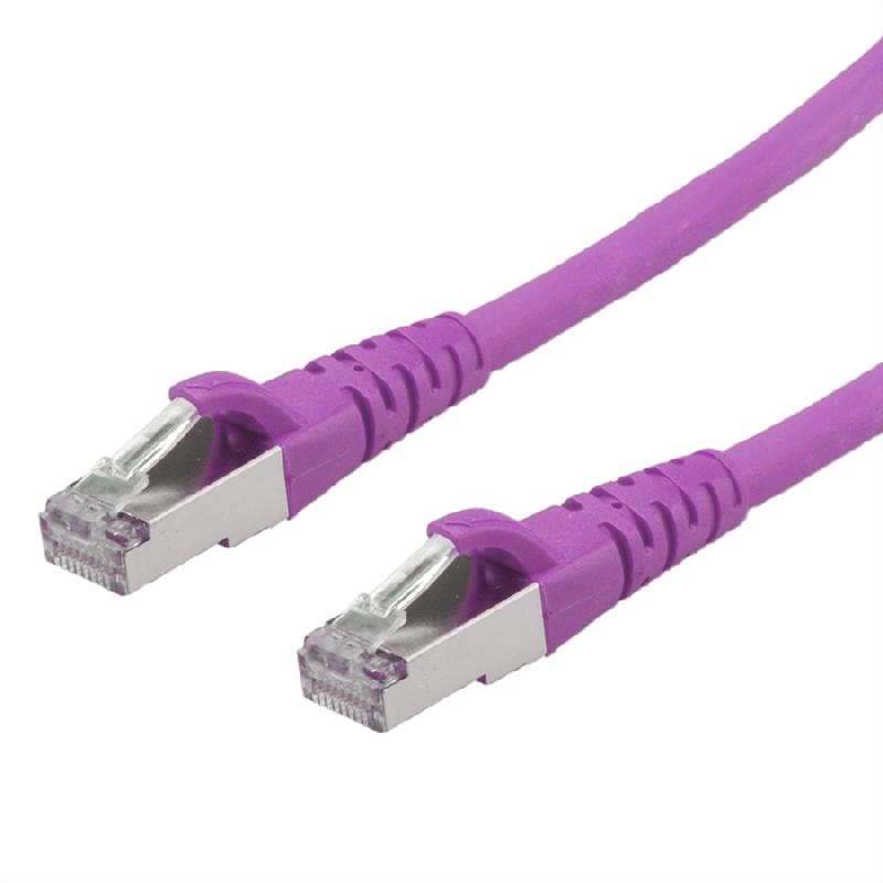 Cordon Cat.6A (Class EA) FTP AWG26, pourpre, 0,3 m_0
