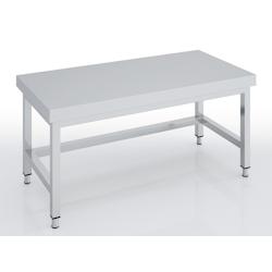 ERATOS Table De Soubassement Centrale Hauteur 600 - Profondeur 600 - Sans Etagere - 1000X600X600 - Livree Demontee MCSBD60-100 - Acier inoxydable 18/1_0