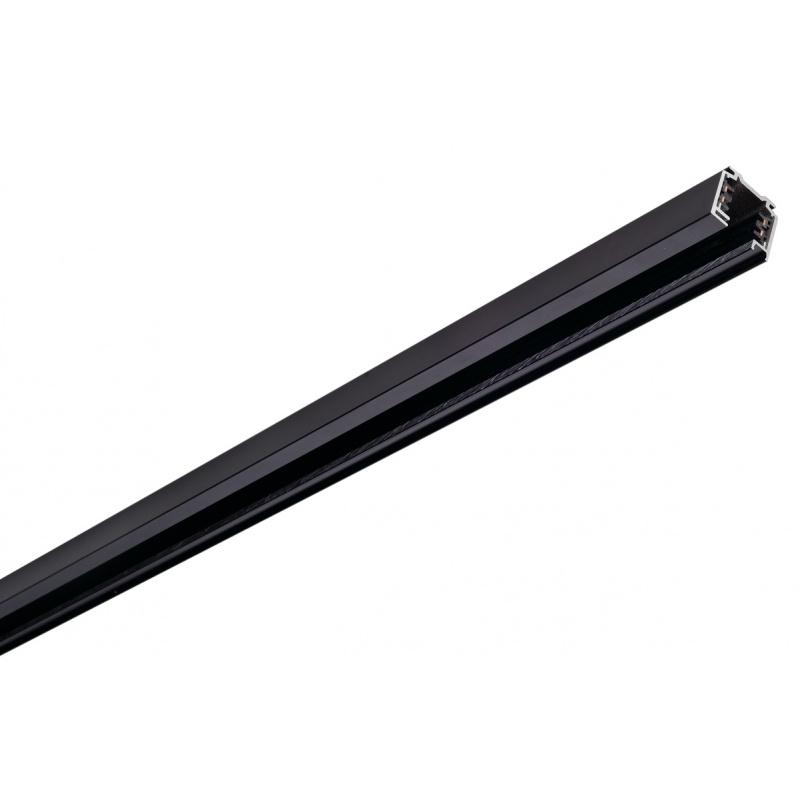Alimentation Rail 3 Allumages 230V Droite EUTRAC - Système Rail SLV Noir Pour Éclairage