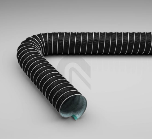 Gaine d'aspiration et de soufflage pour matières agressives jusqu'à 175 °C, double paroi - Master-Clip PTFE H_0