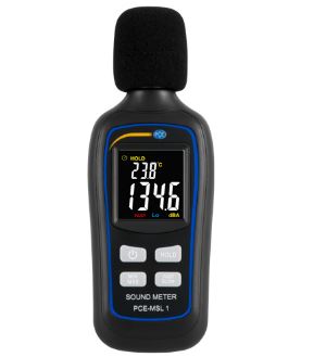 Sonomètre numérique PCE-MSL 1 - PCE Instruments - Mesure du bruit et température ambiante_0