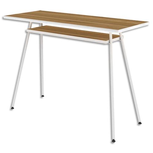 Bureau home office lv1 blanc/noyer lv1.13.36_0