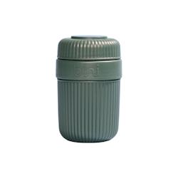 Mug Nomade Vert foncé -  35 cl Rond Bio-sourcé Bini - vert 3760340830404_0