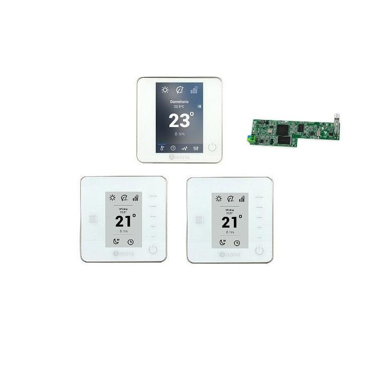 PACK THERMOSTATS BLUE THINK RADIO AIRZONE BLANC CONNECTÉ 3 ZONES_0